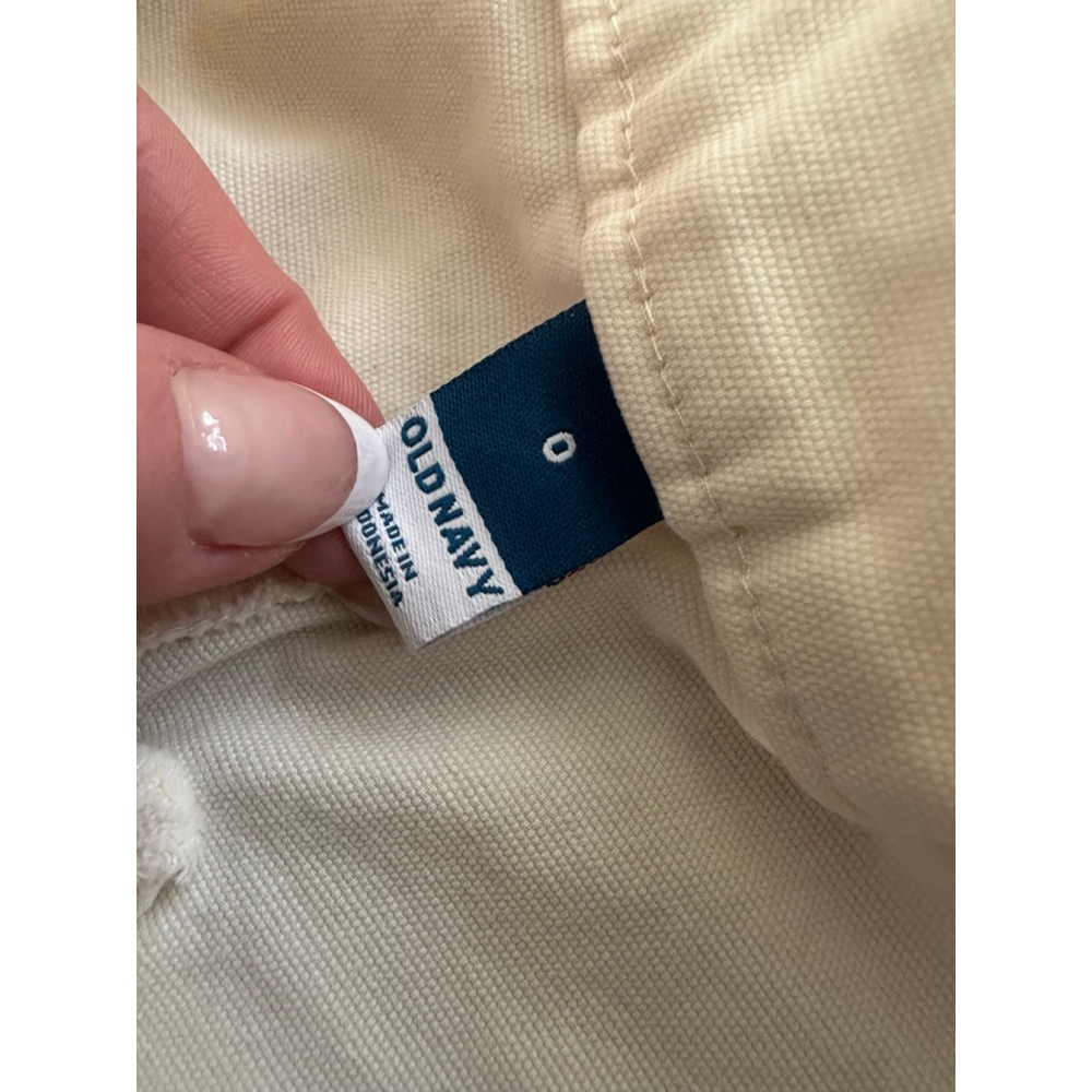 Old Navy Cream Ankle Cropped Pants Women's Size 0 - Picture 4 of 9